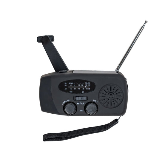 Moor Solar Radio w/ hand Crank plus Built-In 4000mAh Power bank