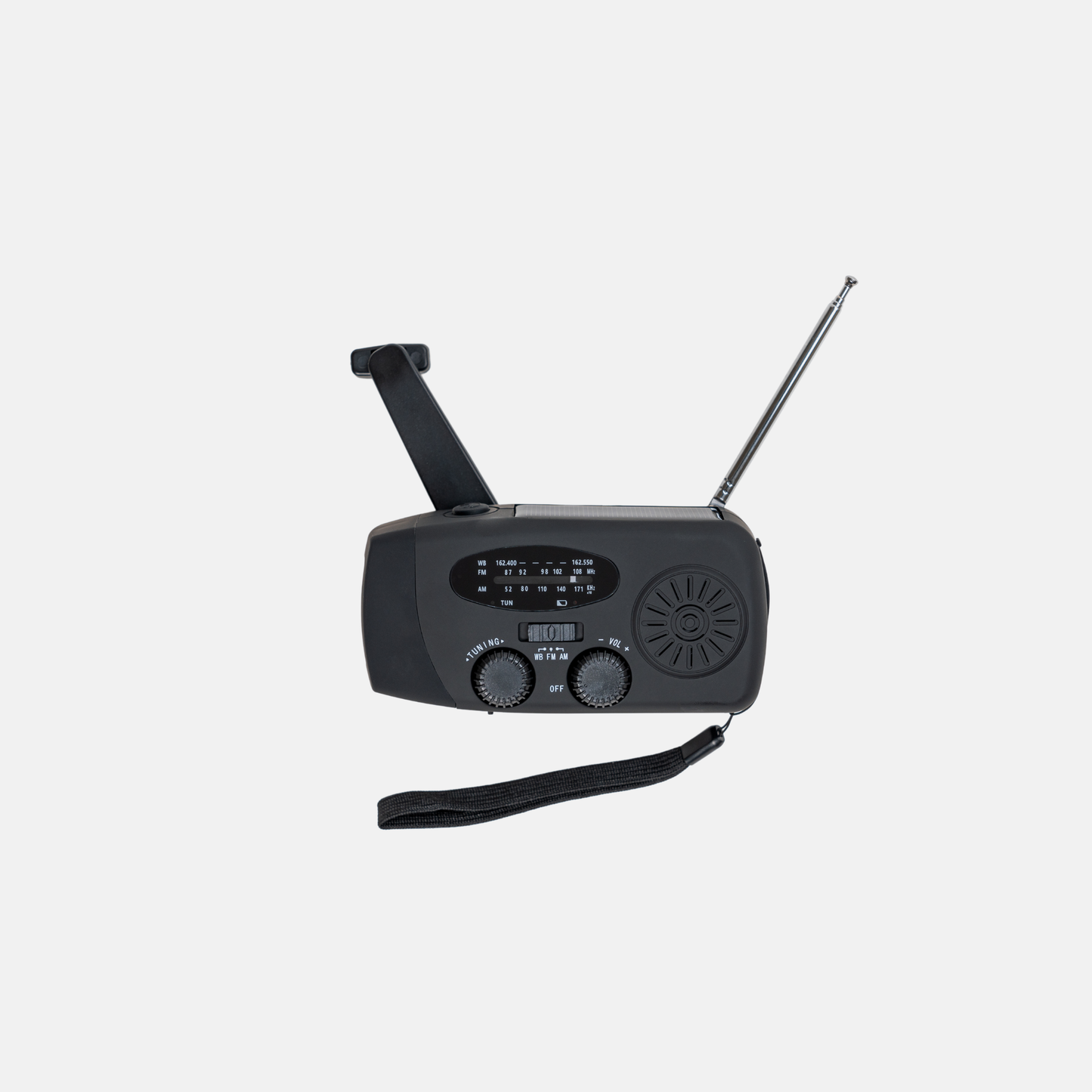 Moor Solar Radio w/ hand Crank plus Built-In 4000mAh Power bank